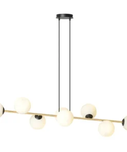 Online Sklep Kaja Szeroka lampa wisząca nad stół w jadalni 1241/8 z serii GRAVITY | Kaja