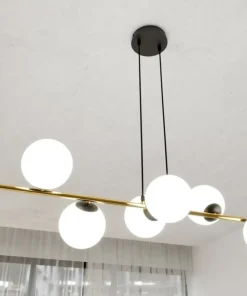 Online Sklep Kaja Szeroka lampa wisząca nad stół w jadalni 1241/8 z serii GRAVITY | Kaja