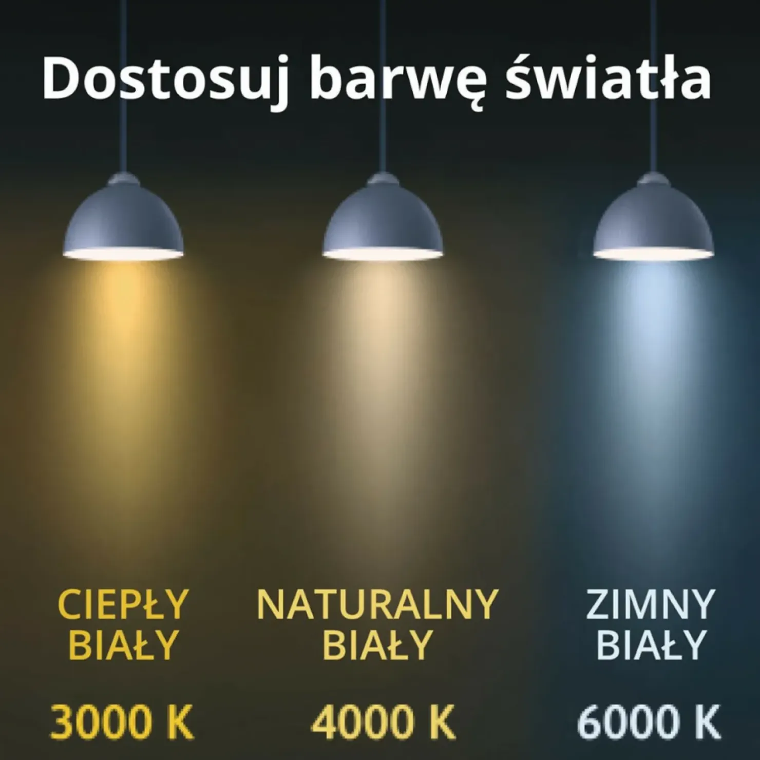 Flash Sale Sklep Kaja Szeroka lampa wisząca93cm LP-7001/1P 20 BK-93 24 CCT IBROS | Kaja