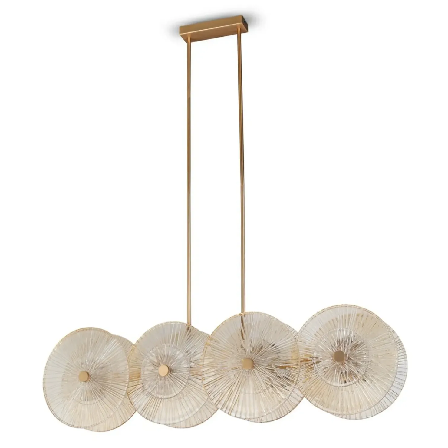 Flash Sale Sklep Kaja Szeroka, ozdobna lampa wisząca nad stół MOD007PL-08G1 z serii ASTER złoty