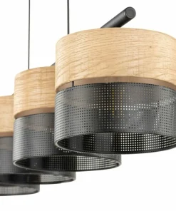 Szeroka, rustykalna lampa nad stół w jadalni TK 4802 z serii NICOL*Sklep Kaja New