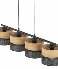 Szeroka, rustykalna lampa nad stół w jadalni TK 4802 z serii NICOL*Sklep Kaja New