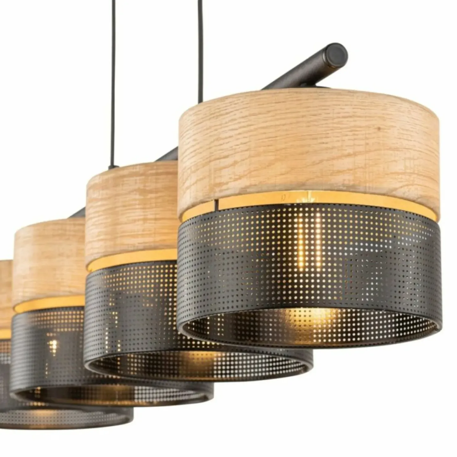 Szeroka, rustykalna lampa nad stół w jadalni TK 4802 z serii NICOL*Sklep Kaja New