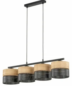 Szeroka, rustykalna lampa nad stół w jadalni TK 4802 z serii NICOL*Sklep Kaja New