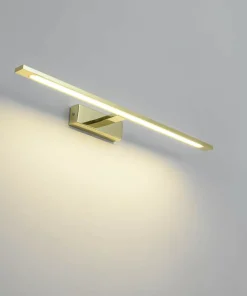 Szeroka, złota lampa ścienna LED GS-LWB-20W/3 GOLD ISLA | Kaja*Sklep Kaja Discount
