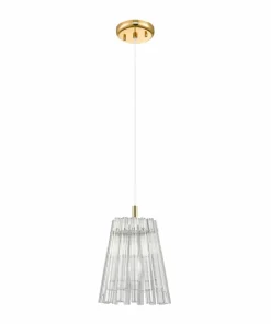 Clearance Sklep Kaja Szklana, dekoracyjna lampa wisząca P0547-01H-F9AC BACH | Kaja