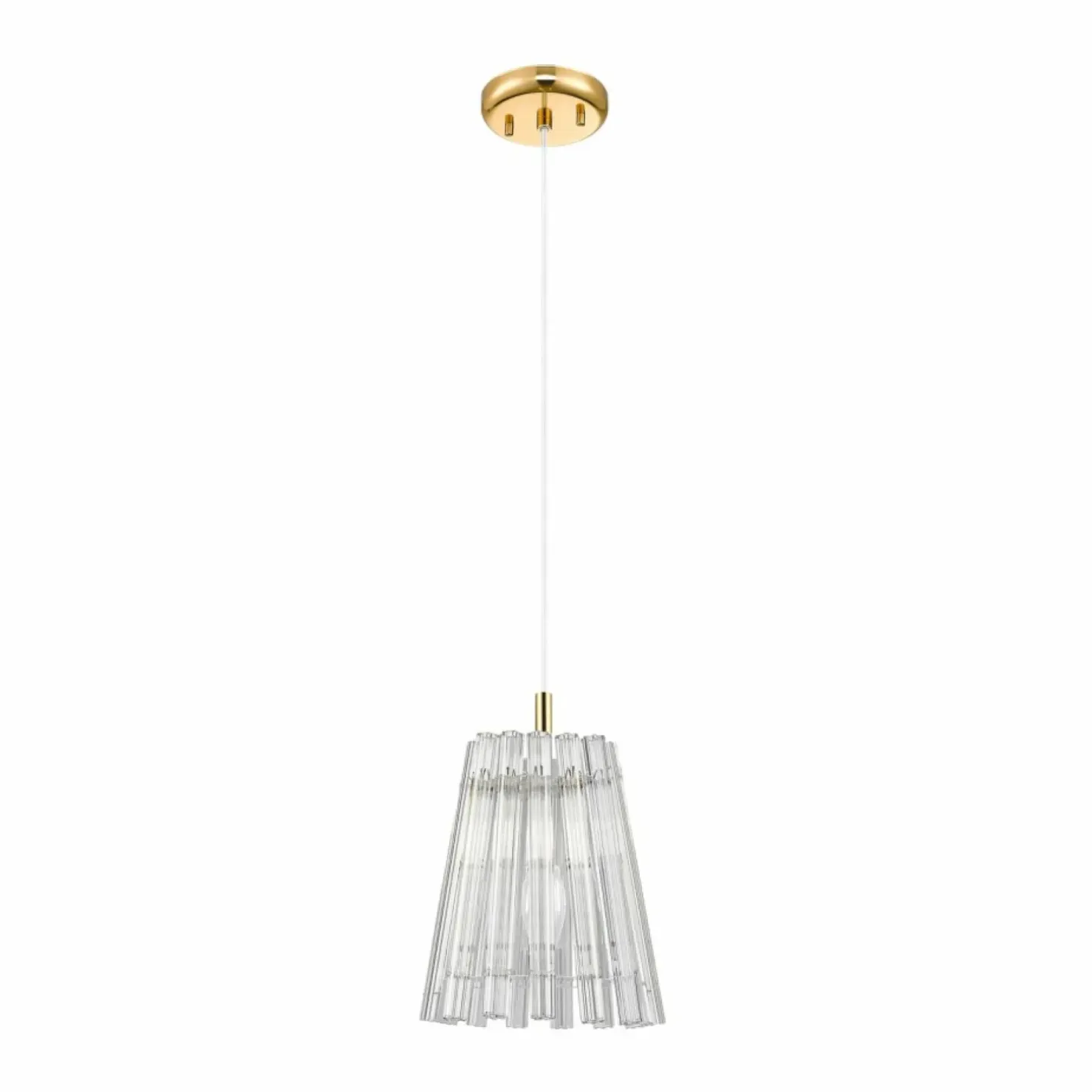 Clearance Sklep Kaja Szklana, dekoracyjna lampa wisząca P0547-01H-F9AC BACH | Kaja