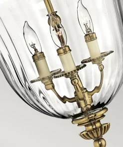 Szklana lampa wisząca, pałacowa HK-CAMBRIDGE-P-S z serii CAMBRIDGE*Sklep Kaja Store