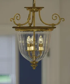 Szklana lampa wisząca, pałacowa HK-CAMBRIDGE-P-S z serii CAMBRIDGE*Sklep Kaja Store