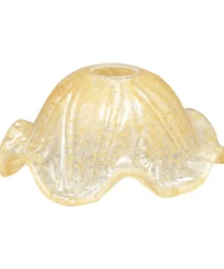 Szklany klosz ze złotymi drobinkami K-HP-PS-203 KLOSZ*Sklep Kaja Store