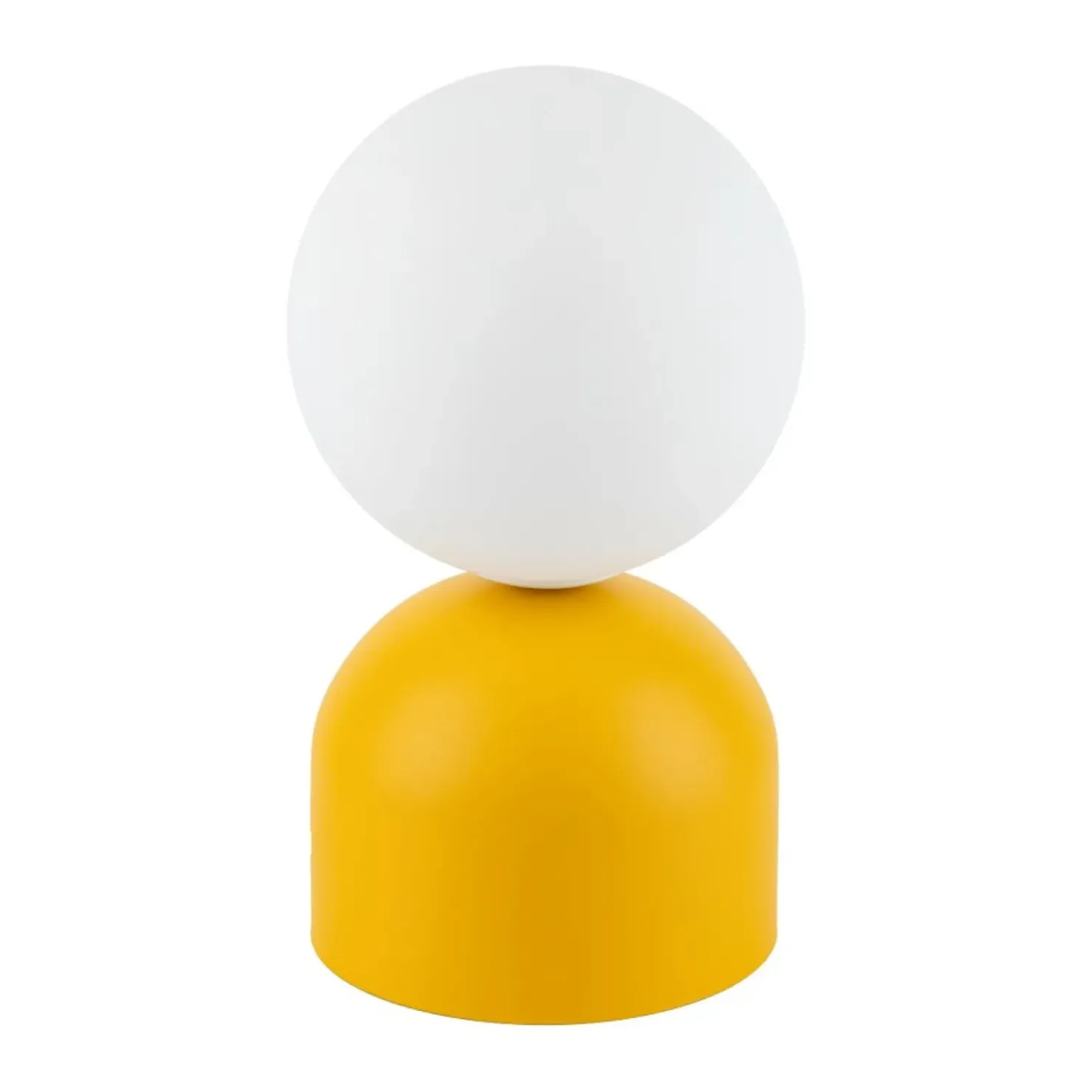 Żółta, dekoracyjna lampka na szafkę nocną TK 16040 MIKI YELLOW | Kaja*Sklep Kaja Cheap