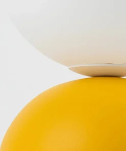 Żółta, dekoracyjna lampka na szafkę nocną TK 16040 MIKI YELLOW | Kaja*Sklep Kaja Cheap