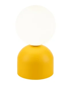 Żółta, dekoracyjna lampka na szafkę nocną TK 16040 MIKI YELLOW | Kaja*Sklep Kaja Cheap