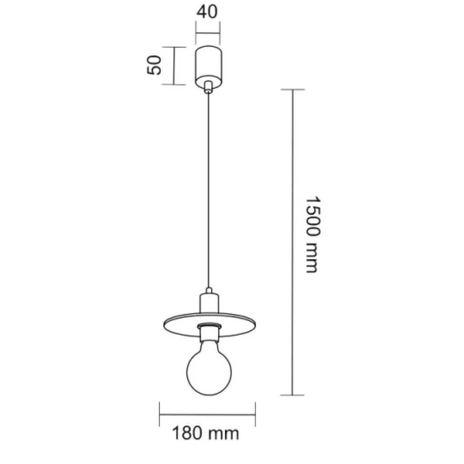 Online Sklep Kaja Talerzowa lampa wisząca do sypialni ANT 7982 IKEDA | Kaja Oświetlenie