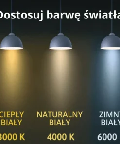 Techniczna lampa sufitowa 120cm LP-7001/1C BK 120 36 CCT IBROS | Kaja*Sklep Kaja Outlet