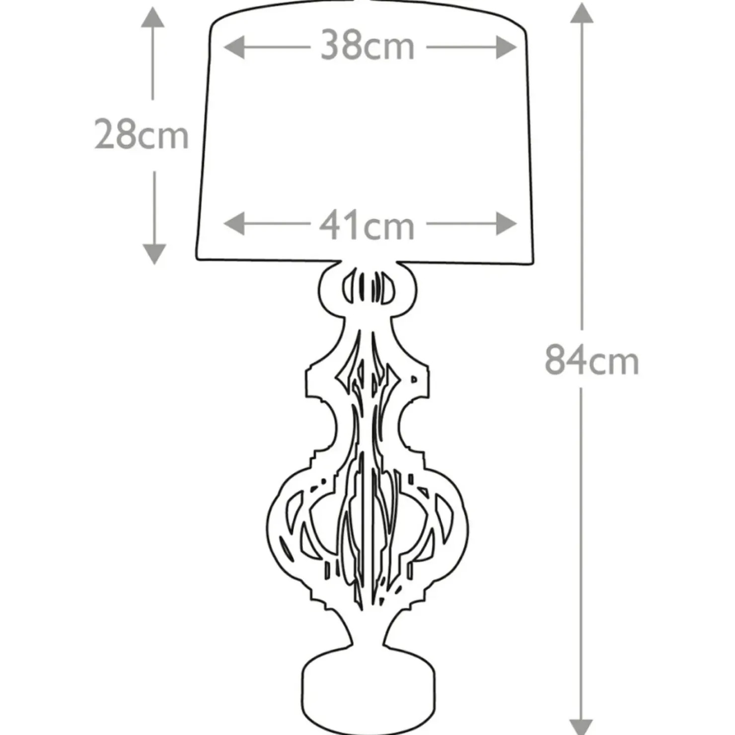 Tradycyjna lampa stołowa, złota GN-OCTAVIA-TL-GD z serii OCTAVIA*Sklep Kaja Flash Sale