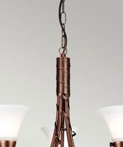 Tradycyjna lampa wisząca, patynowa EM5-COPPER z serii EMILY*Sklep Kaja Cheap