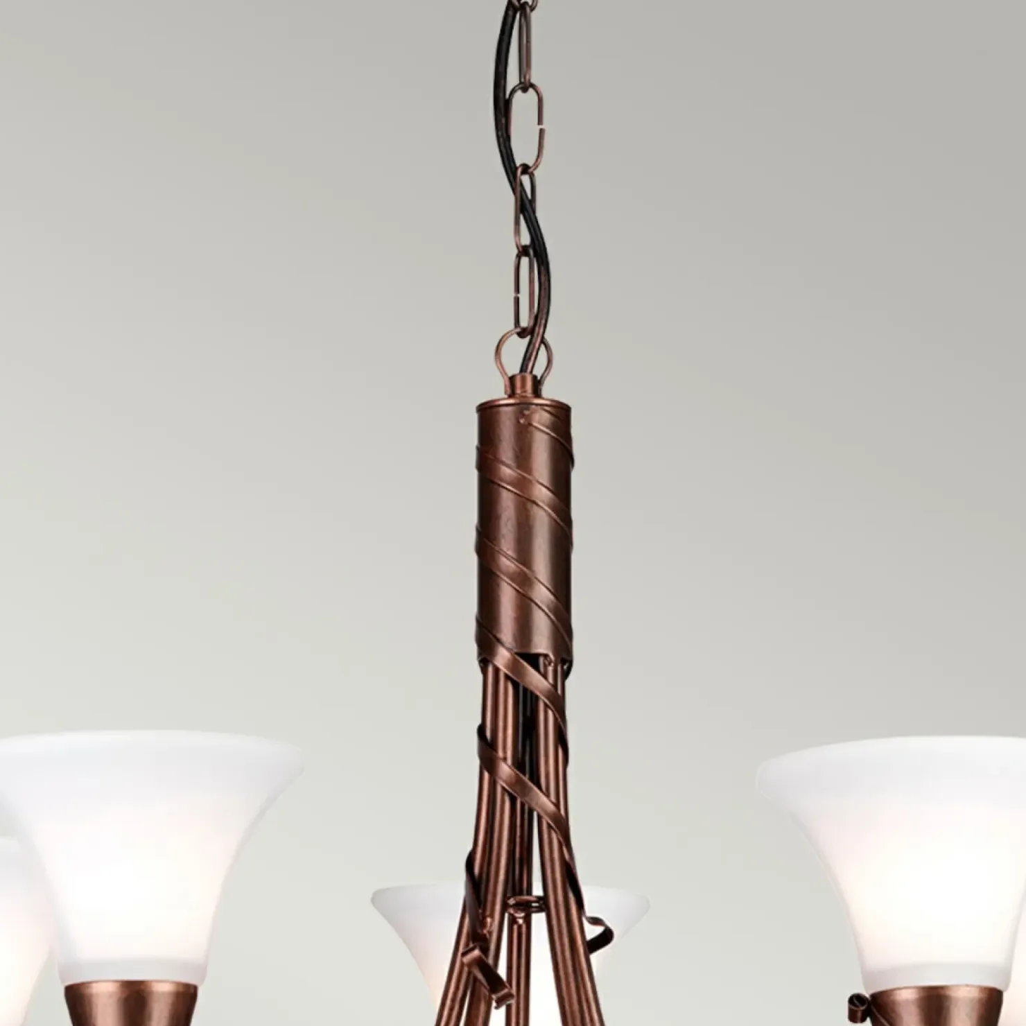 Tradycyjna lampa wisząca, patynowa EM5-COPPER z serii EMILY*Sklep Kaja Cheap