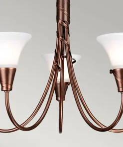 Tradycyjna lampa wisząca, patynowa EM5-COPPER z serii EMILY*Sklep Kaja Cheap