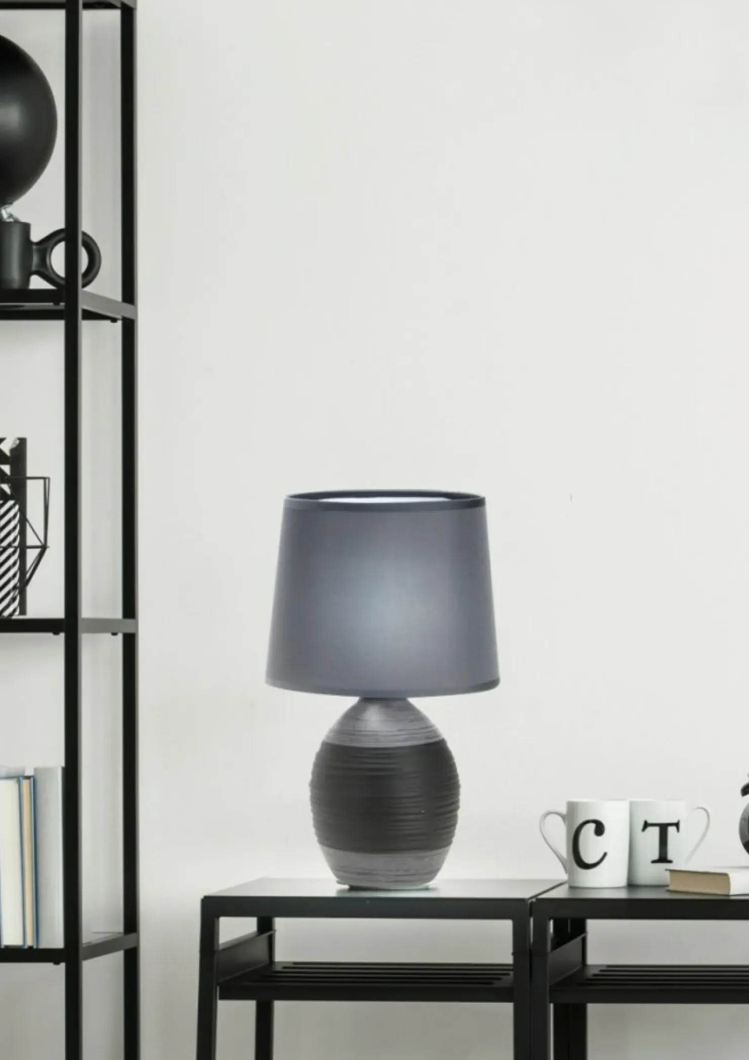 Tradycyjna lampka stołowa z abażurem 41-78643 AMBON | Kaja Oświetlenie*Sklep Kaja Cheap