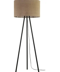 Trójnóg lampa podłogowa z jutowym abażurem TK 5569 JUTA | Kaja*Sklep Kaja Shop