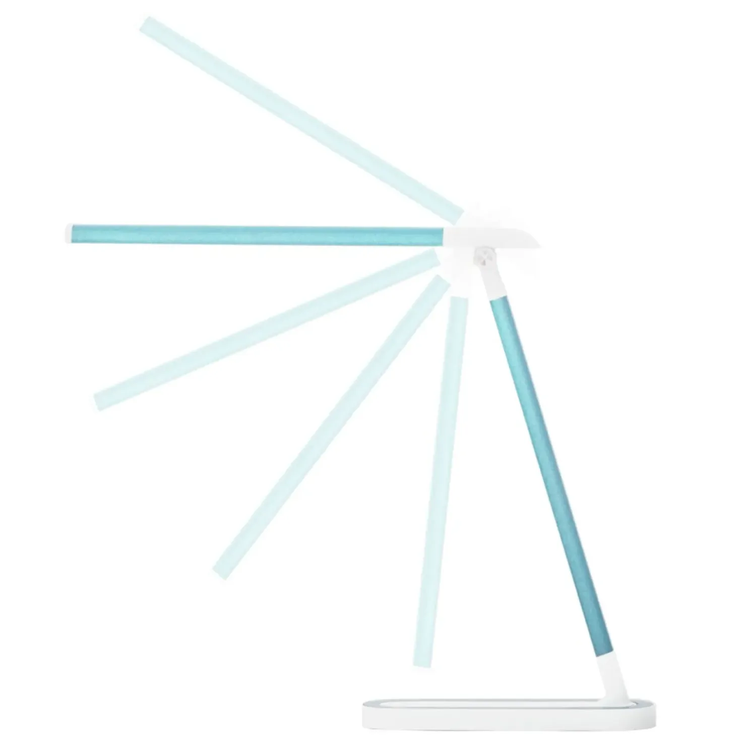 Turkusowa lampka biurkowa, wbudowany LED K-MT-206 ZIELONY z serii NIKO*Sklep Kaja Outlet