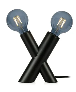 Unikalna lampa stołowa z czarną oprawą 108052 | Kaja Oświetlenie*Sklep Kaja Clearance