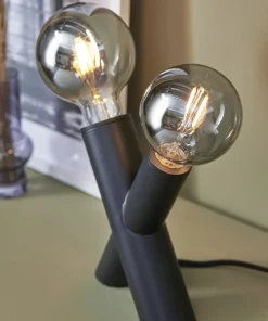 Unikalna lampa stołowa z czarną oprawą 108052 | Kaja Oświetlenie*Sklep Kaja Clearance