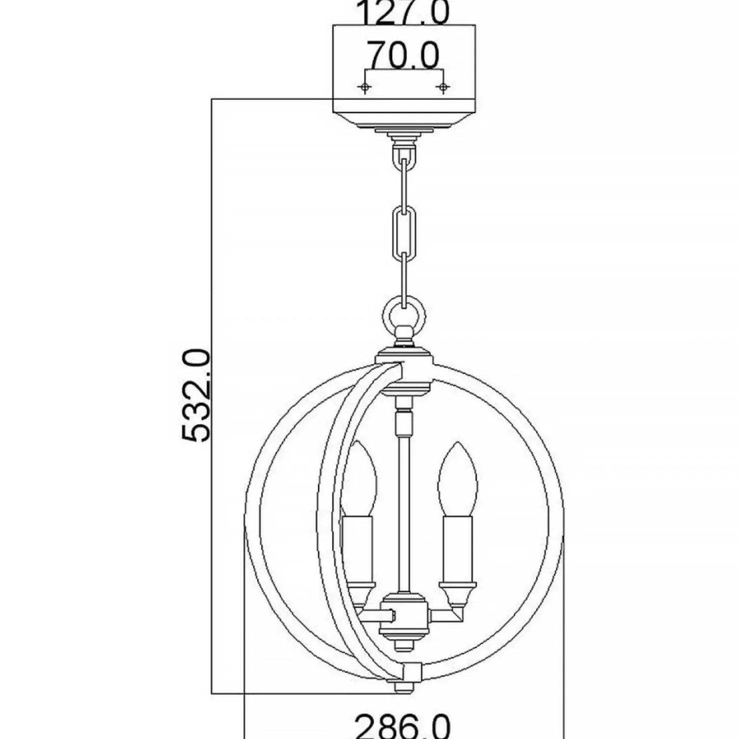 Unikalna lampa wisząca, regulowana FE-CORINNE-3P-S z serii CORINNE*Sklep Kaja Online