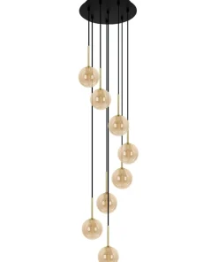 Sale Sklep Kaja Unikalna lampa wisząca z kloszami na żarówkę G9 K-5562 z serii GALAXY