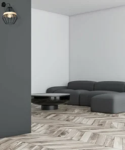 Unikalny kinkiet ścienny, druciany klosz MLP5523 z serii CLIFF | Kaja Oświetleni*Sklep Kaja Clearance
