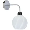 Uniwersalna, srebrna lampa ścienna 21-23827 LARIX | Kaja Oświetlenie*Sklep Kaja Store