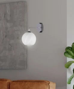 Uniwersalna, srebrna lampa ścienna 21-23827 LARIX | Kaja Oświetlenie*Sklep Kaja Store