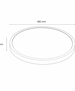 Uniwersalny plafon LED ⌀48cm LP-2505/1C-48 BK CALIFORNIA | Kaja*Sklep Kaja Flash Sale