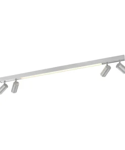 Clearance Sklep Kaja Świecąca listwa LED z reflektorami na pilot 6121-95 z serii PURE-LINES szary