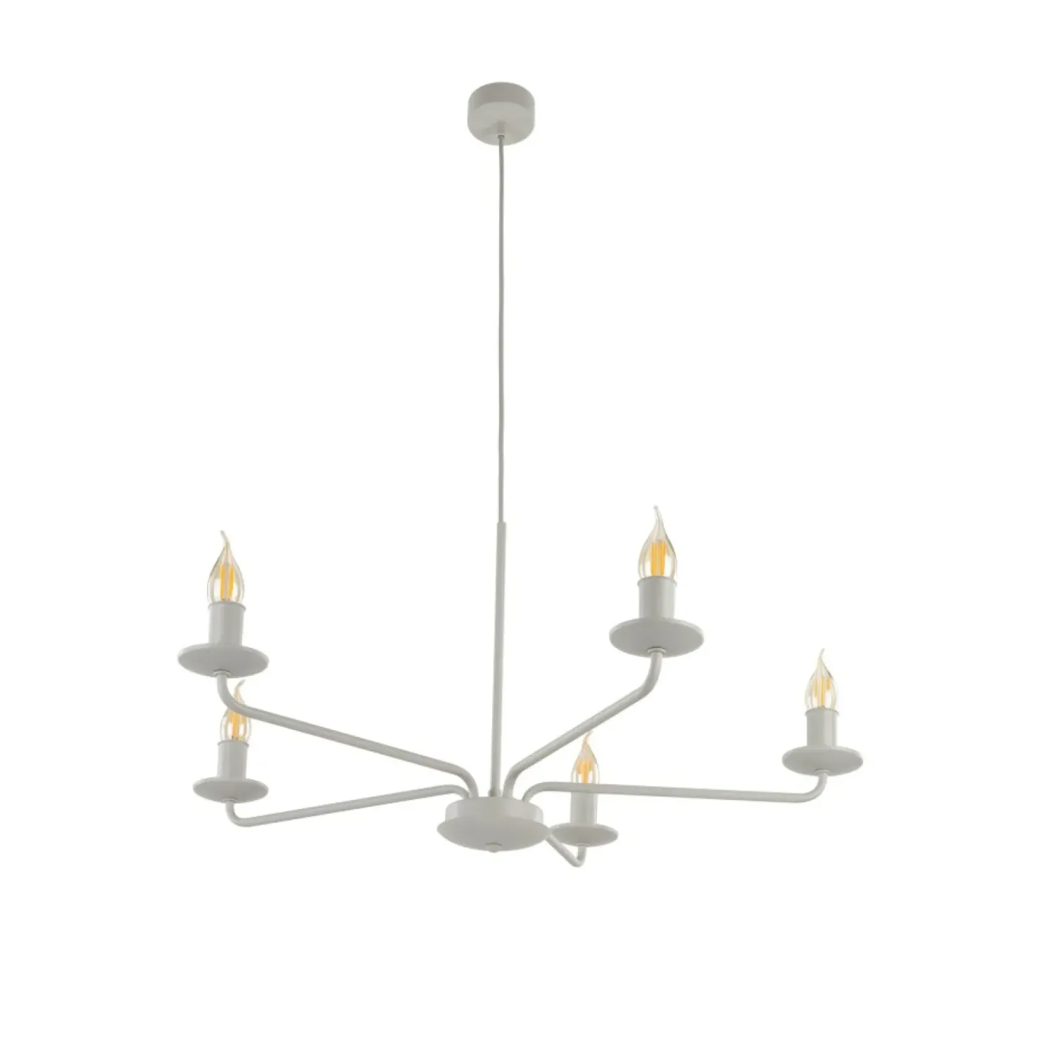 Świecznikowa lampa wisząca do salonu TK 10253 LIMAL BEIGE | Kaja*Sklep Kaja Shop