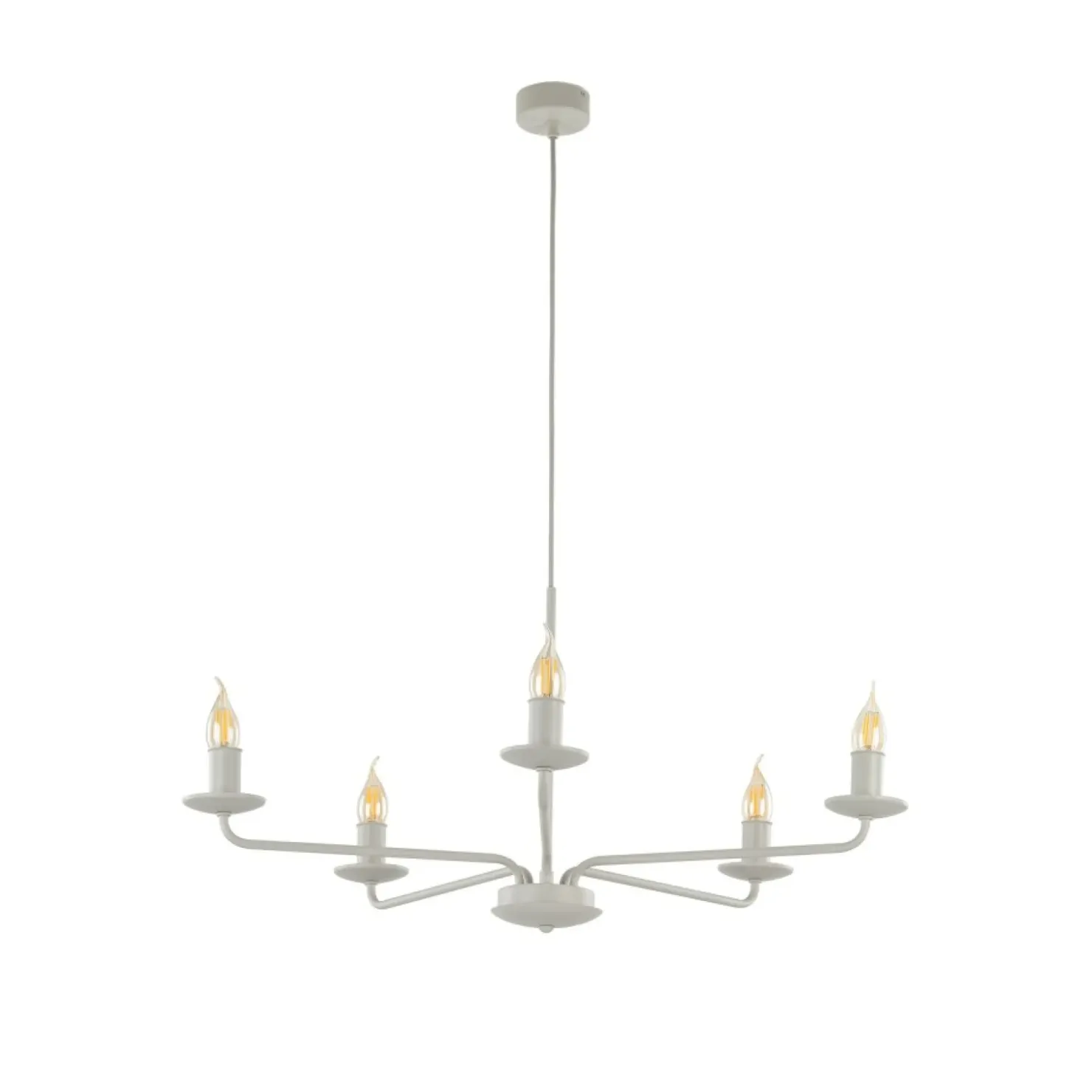 Świecznikowa lampa wisząca do salonu TK 10253 LIMAL BEIGE | Kaja*Sklep Kaja Shop