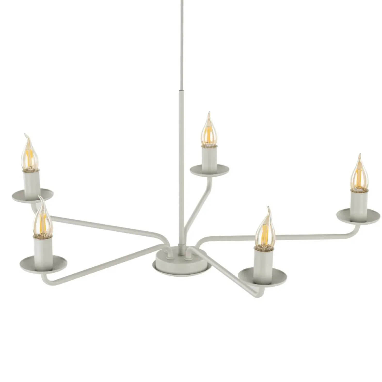Świecznikowa lampa wisząca do salonu TK 10253 LIMAL BEIGE | Kaja*Sklep Kaja Shop