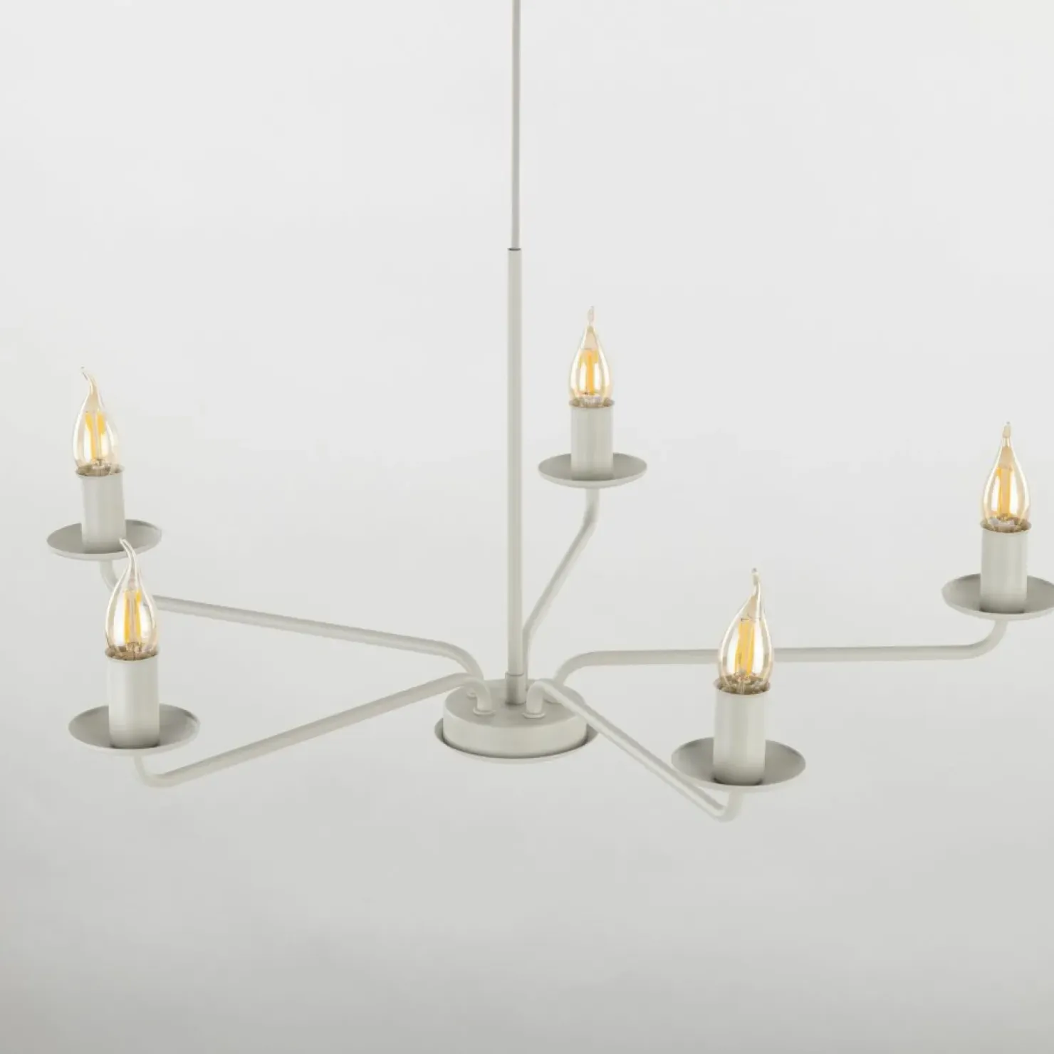 Świecznikowa lampa wisząca do salonu TK 10253 LIMAL BEIGE | Kaja*Sklep Kaja Shop