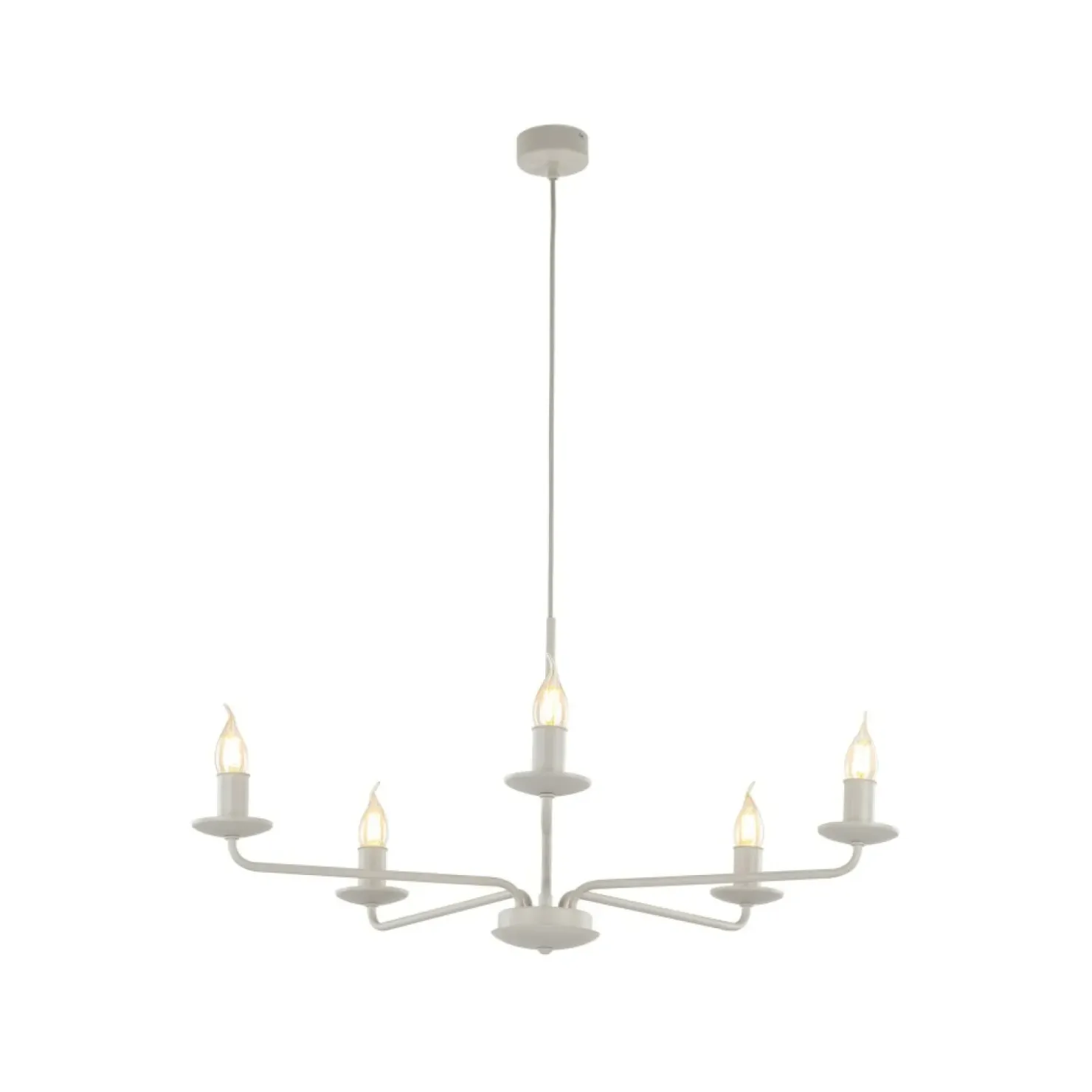 Świecznikowa lampa wisząca do salonu TK 10253 LIMAL BEIGE | Kaja*Sklep Kaja Shop