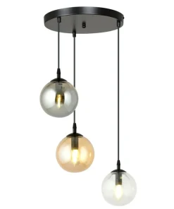 Discount Sklep Kaja Wielokolorowa lampa wisząca z kulami 714/3PREM | Kaja Oświetlenie