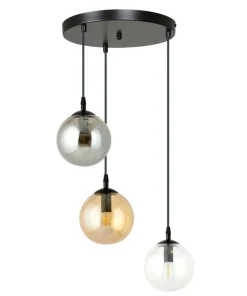 Discount Sklep Kaja Wielokolorowa lampa wisząca z kulami 714/3PREM | Kaja Oświetlenie