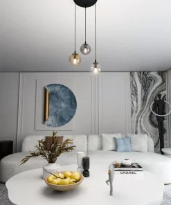 Discount Sklep Kaja Wielokolorowa lampa wisząca z kulami 714/3PREM | Kaja Oświetlenie