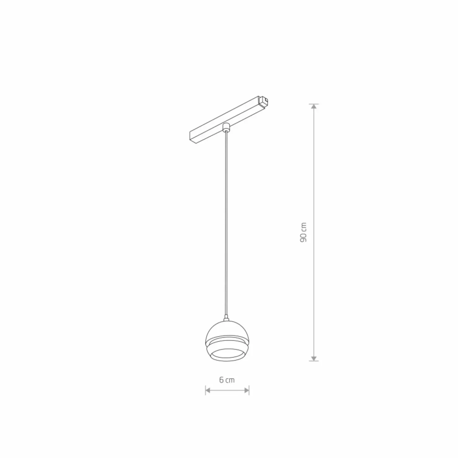 Wisząca lampa do szyny magnetycznej 1F 10653 LVM SLOT LED | Kaja*Sklep Kaja Best Sale