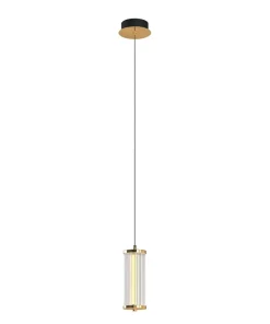 New Sklep Kaja Wąska, kryształowa lampa do sypialni MD3147-1A-3GT CALLY | Kaja