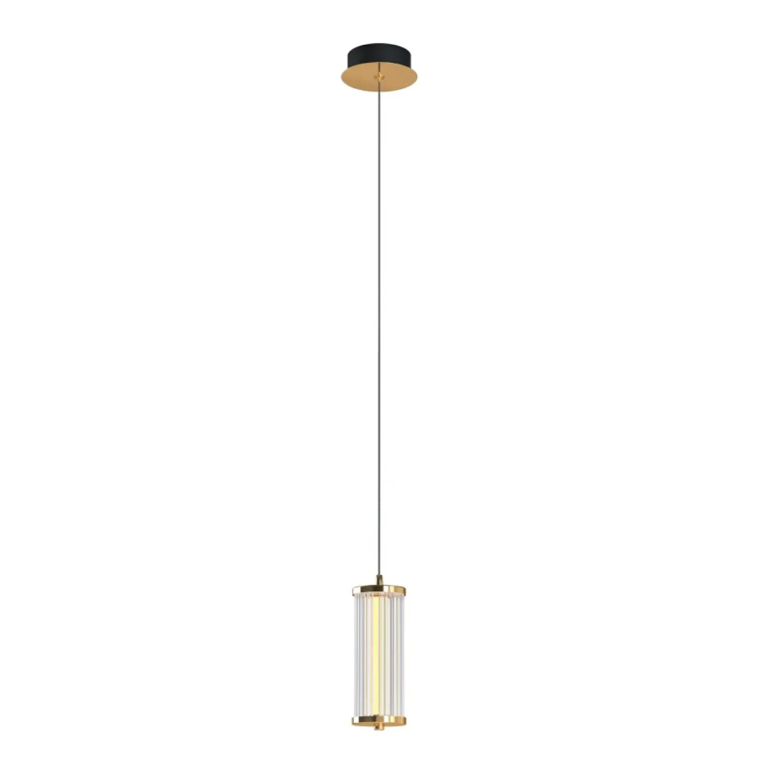 New Sklep Kaja Wąska, kryształowa lampa do sypialni MD3147-1A-3GT CALLY | Kaja