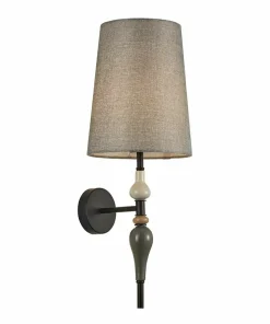 Wąska lampa ścienna do stylowej sypialni WL-22374-BK NEROM | Kaja*Sklep Kaja Hot
