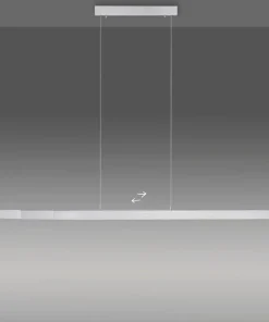 Clearance Sklep Kaja Wąska, wisząca lampa sufitowa LED 11660-95 z serii LUZI | Kaja szary