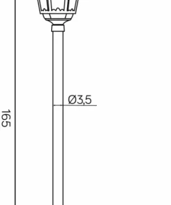 Wyjątkowa lampa ogrodowa K 5002/1/H z serii RETRO CLASSIC II | Kaja Oświetlenie*Sklep Kaja Shop