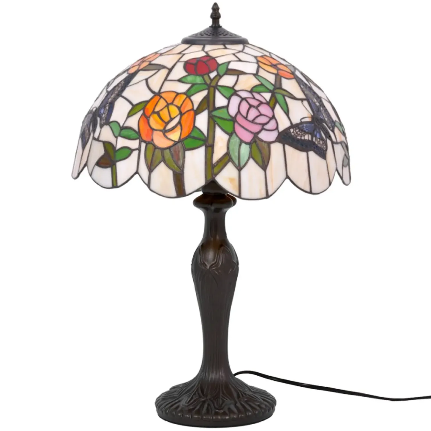 Wyjątkowa lampa stołowa, do stylowego salonu K-G16835 z serii ROSE*Sklep Kaja Store
